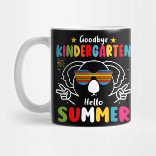 Goodbye kindergarten Graduation 2024 Hello Summer Koala Mug